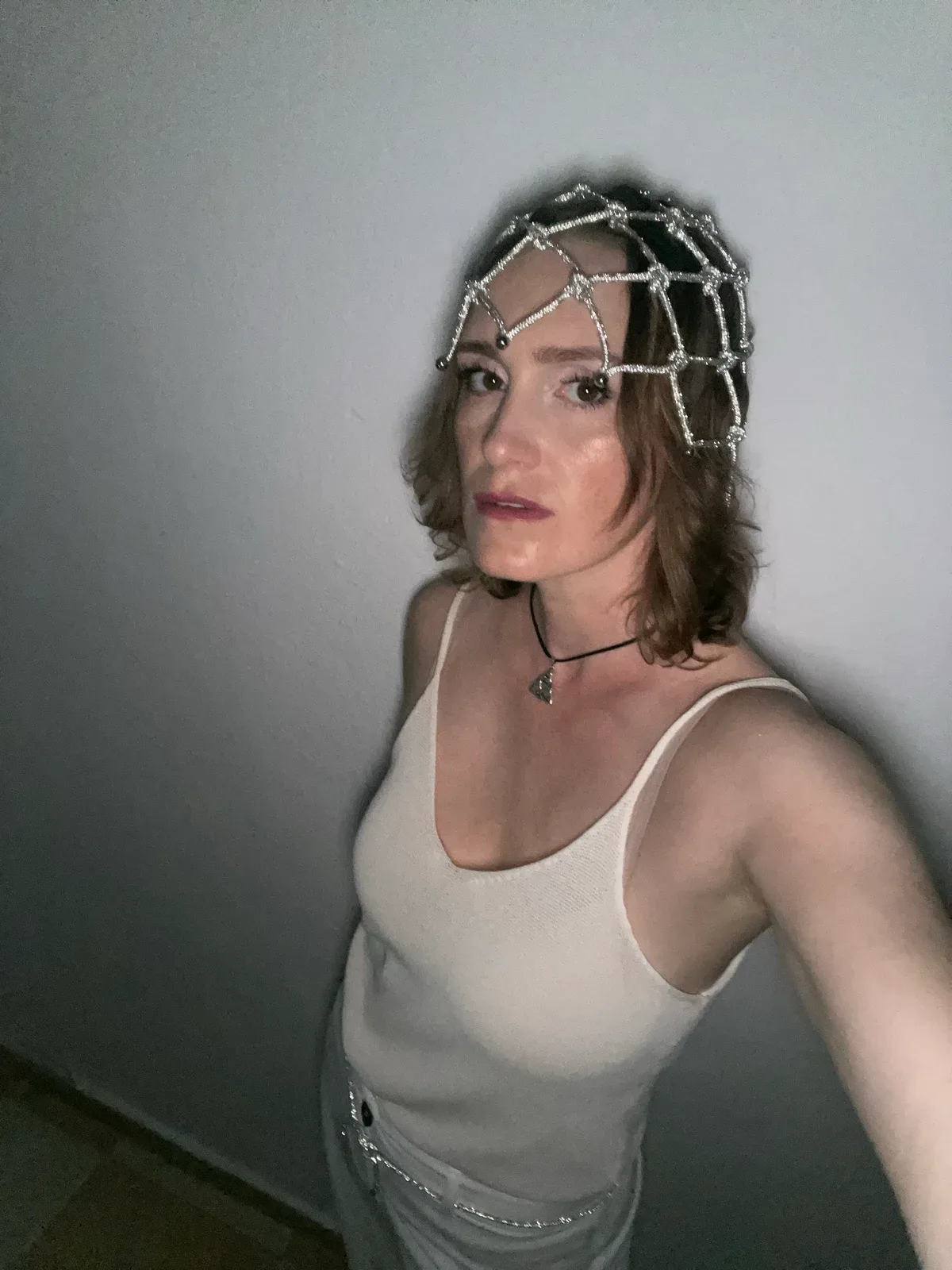 Rhinestone hat “Soul”