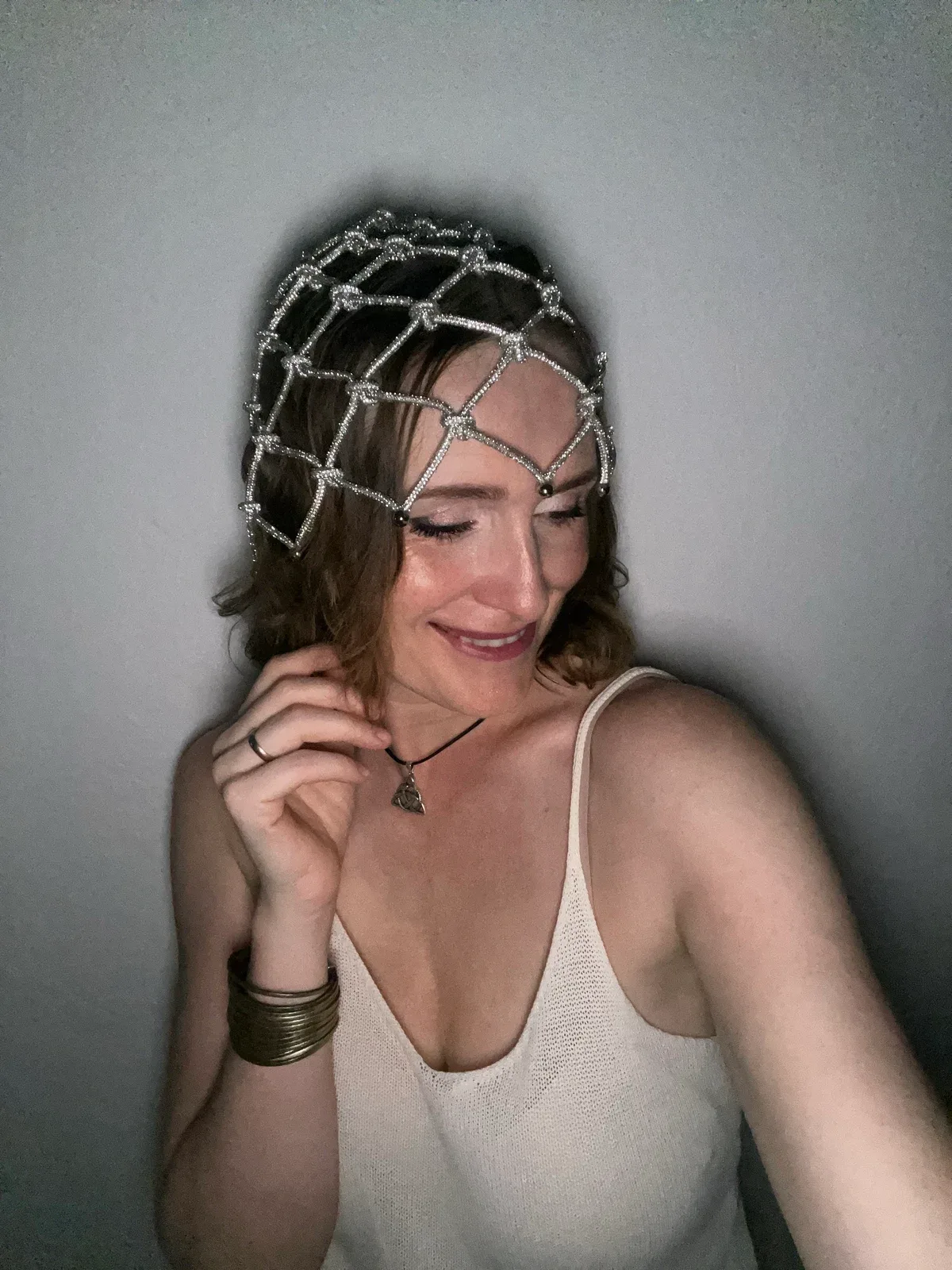 Rhinestone hat “Soul”