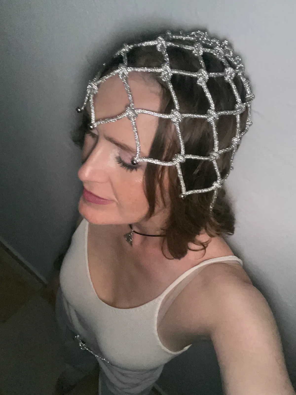 Rhinestone hat “Soul”