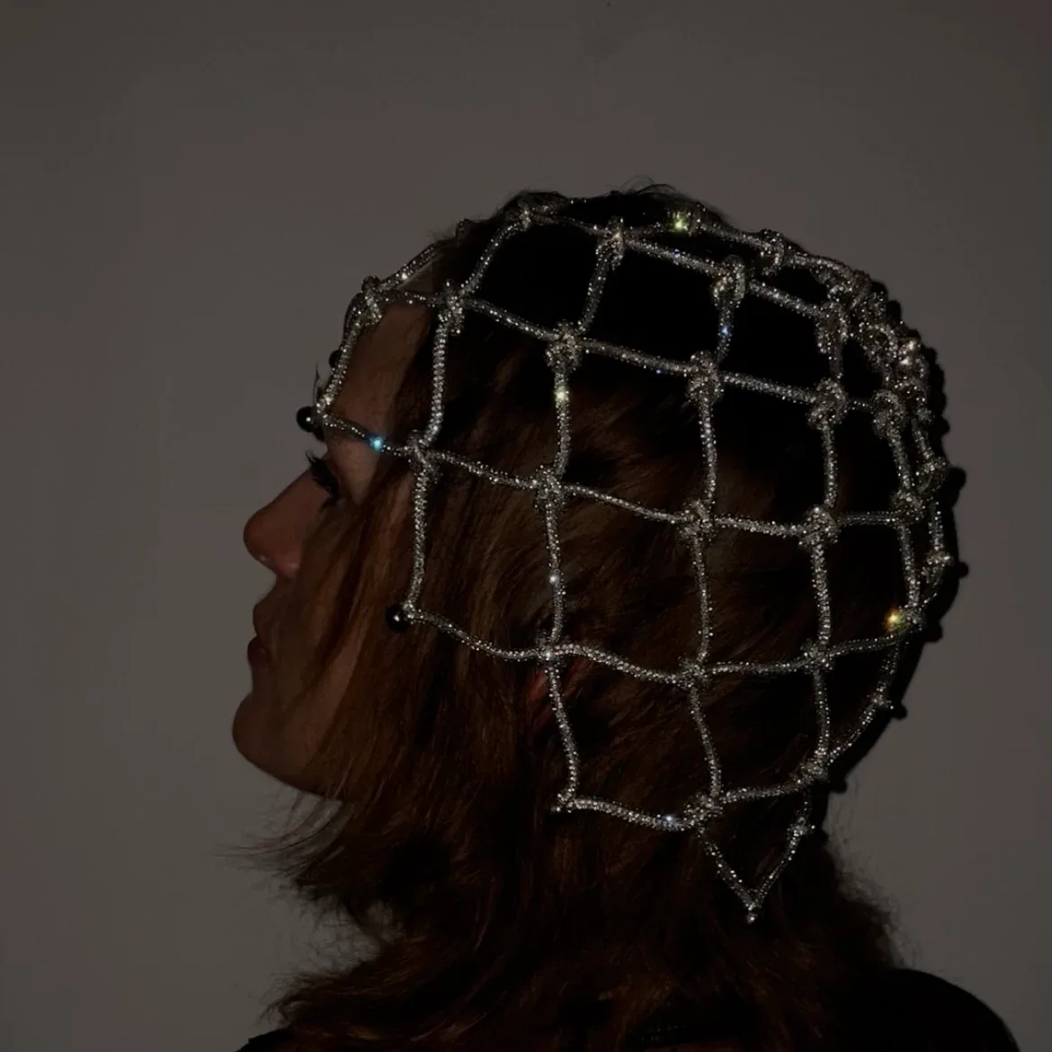 Rhinestone hat “Soul”