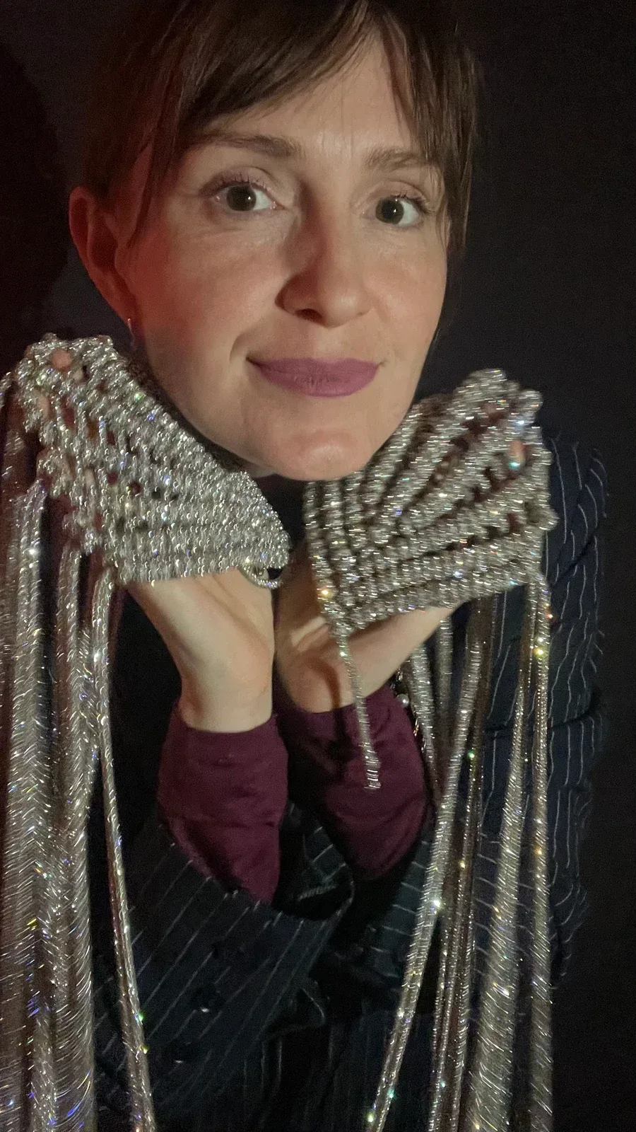 Shoulder brooches  “Veil”